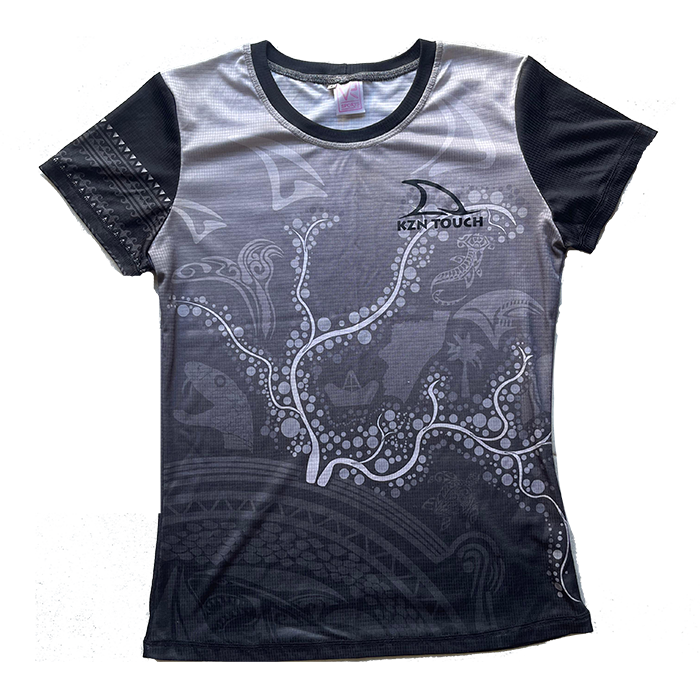 KZN GIRLS SHORT SLEEVE WARM UP SHIRT